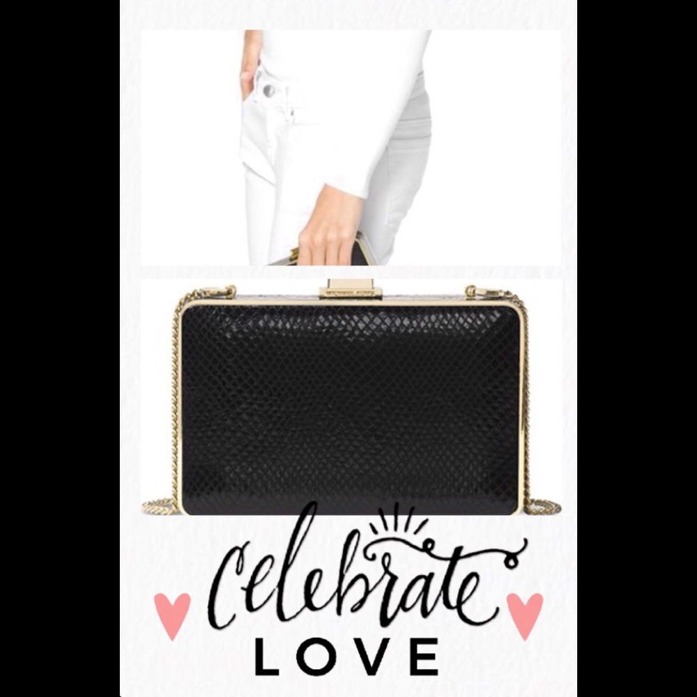 Michael Kors Pearl Medium Clutch Box